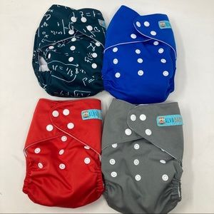 Alva Baby Cloth Diapers Set of 3
